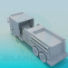 3D modeli İtfaiye arabası - önizleme