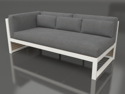 Modular sofa, section 1 left (Agate gray)