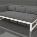 3D modeli Modüler kanepe, bölüm 1 sol (Akik gri) - önizleme