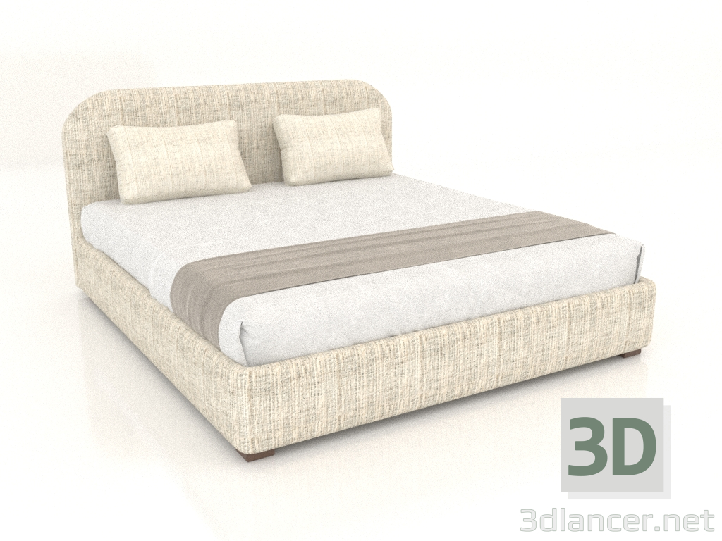 3D modeli Çift kişilik yatak SWAN - önizleme 3D modeli Çift kişilik yatak SWAN - önizleme