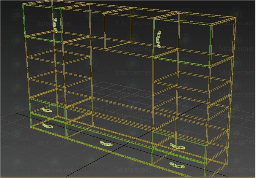 3d Closet model buy - render 3d Closet model buy - render