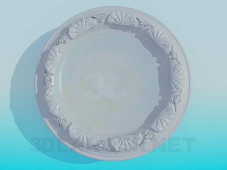3d model Ceiling outlet - preview 3d model Ceiling outlet - preview