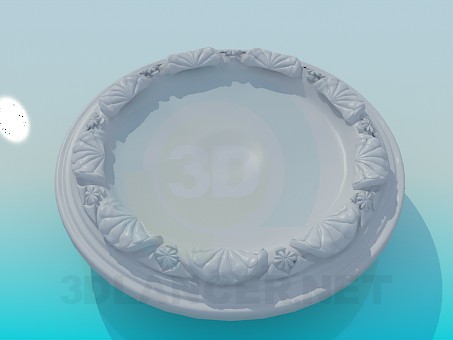 3d model Ceiling outlet - preview 3d model Ceiling outlet - preview