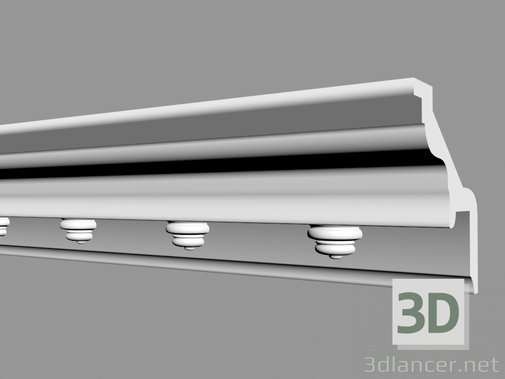 modèle 3D Corniche C1025 - preview