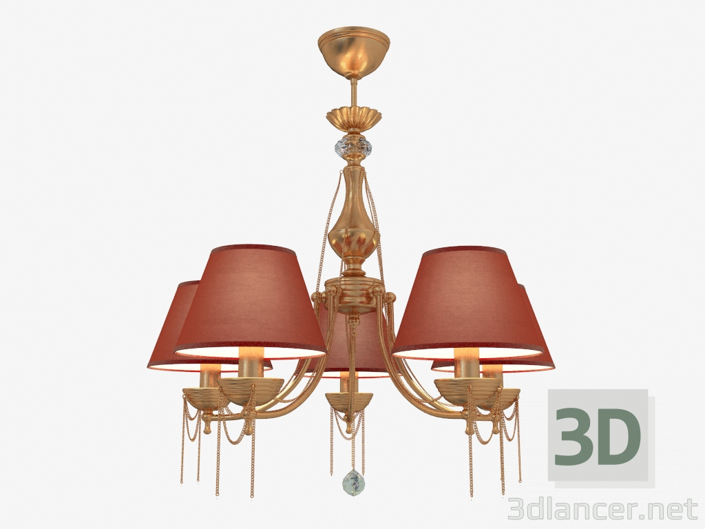 3d model Chandelier CHESTER (CL0100-05-R) - preview