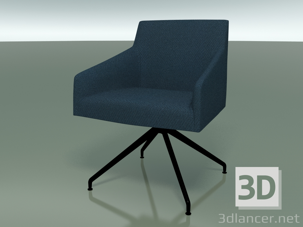 3d model Armchair 2705 (with fabric upholstery, swivel, V39) - preview