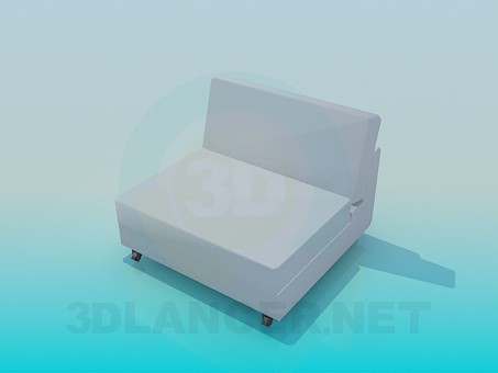 3d модель Кресло в стиле хай-тек – превью 3d модель Кресло в стиле хай-тек – превью