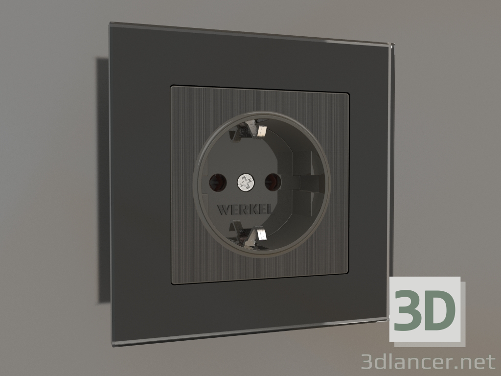 3d model Earth socket (bronze) - preview