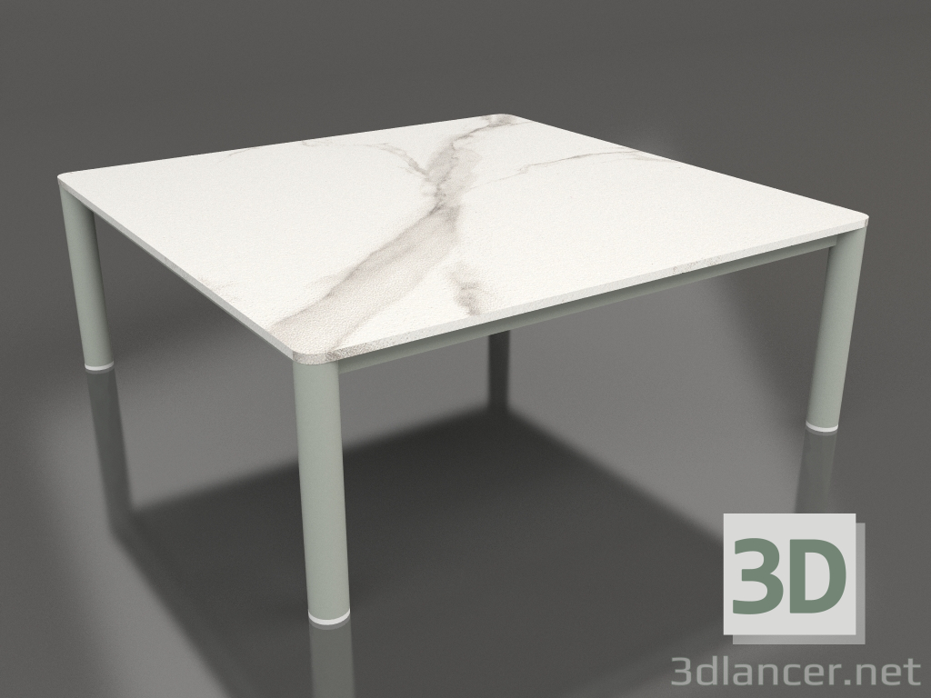 3D modeli Orta sehpa 94×94 (Çimento grisi, DEKTON Aura) - önizleme
