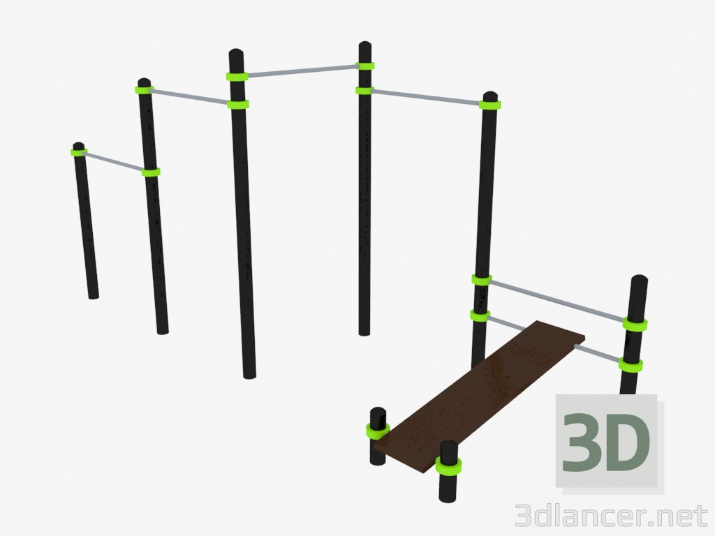 3D modeli Spor kompleksi (W0010) - önizleme