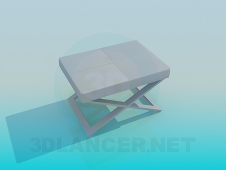 3d модель Раскладной стул – превью 3d модель Раскладной стул – превью