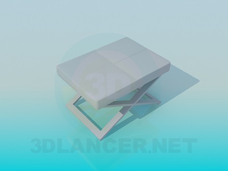 3d модель Раскладной стул – превью 3d модель Раскладной стул – превью