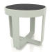 3d модель Кофейный столик круглый Ø42 (DEKTON Domoos, Cement grey) – превью