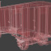 vagón 3D modelo Compro - render