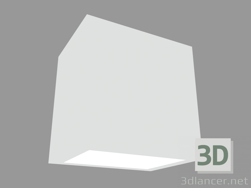 modello 3D Lampada da parete MEGALIFT SQUARE (S5024) - anteprima