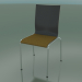 Modelo 3d Cadeira de 4 pés com encosto alto com estofados em tecido (104) - preview