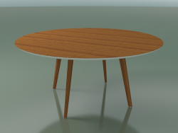 Table ronde 3502 (H 74 - P 160 cm, M02, effet teck)