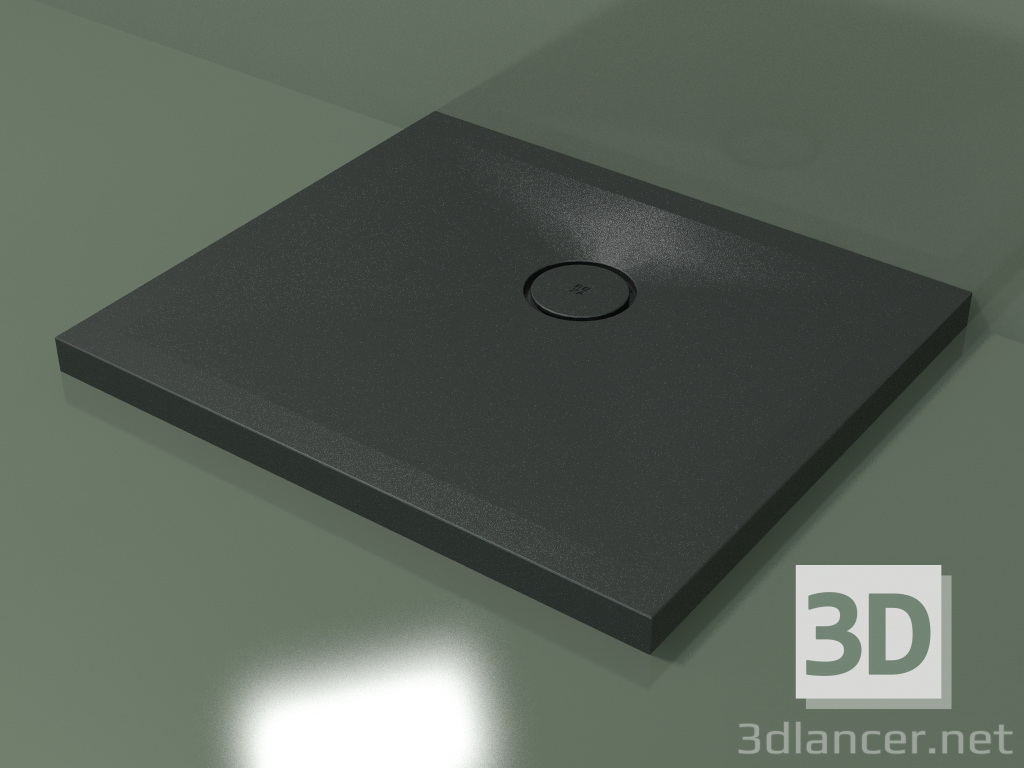 modello 3D Piatto doccia (30UB0117, Deep Nocturne C38, 80 X 70 cm) - anteprima