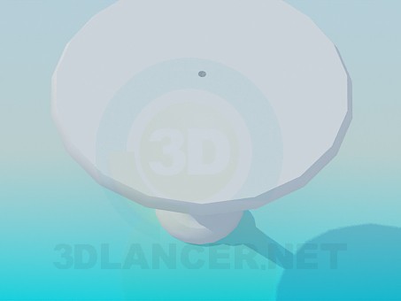 3d model A table for one leg - preview 3d model A table for one leg - preview