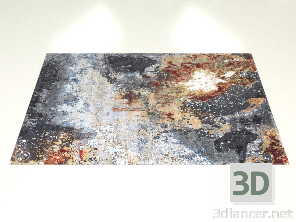 3d model Knotted carpet, Vesuve design - preview