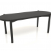 3 डी मॉडल कॉफी टेबल जेटी 053 (गोलाकार अंत) (1215x466x454, लकड़ी काला) - पूर्वावलोकन