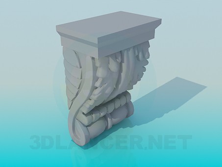 3d модель Лепнина декор – превью 3d модель Лепнина декор – превью