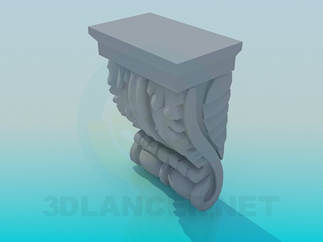 3d модель Лепнина декор – превью 3d модель Лепнина декор – превью