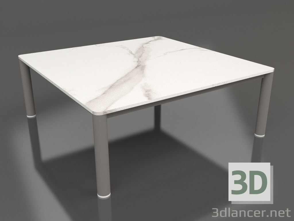 Modelo 3d Mesa de centro 94×94 (cinza quartzo, DEKTON Aura) - preview