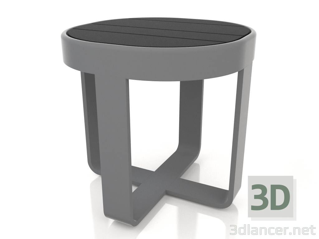 3D Modell Runder Couchtisch Ø42 (DEKTON Domoos, Anthrazit) - Vorschau