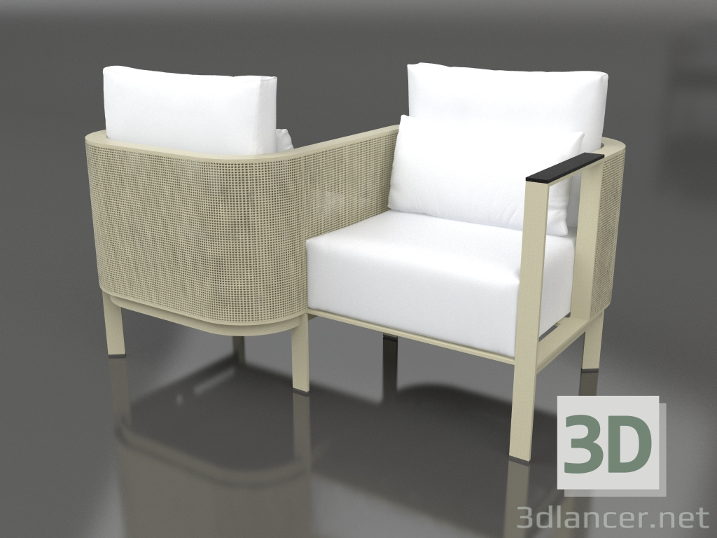 3D modeli Tu&Yo kanepe (Altın) - önizleme