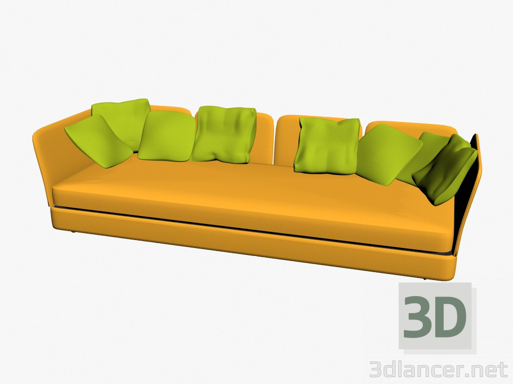 modèle 3D Canapé Cove (250) - preview
