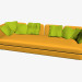 modello 3D Baia divano 250 - anteprima