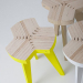 3d model Wood Stool - preview