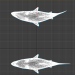Tiburón de arena de tigre 3D modelo Compro - render