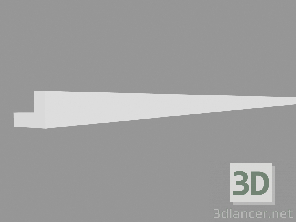3D Modell Formteil PX164 (200 x 2,4 x 3 cm) - Vorschau