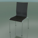 3D Modell Stuhl mit 4 Beinen und hoher Rückenlehne und Lederpolsterung (104) - Vorschau