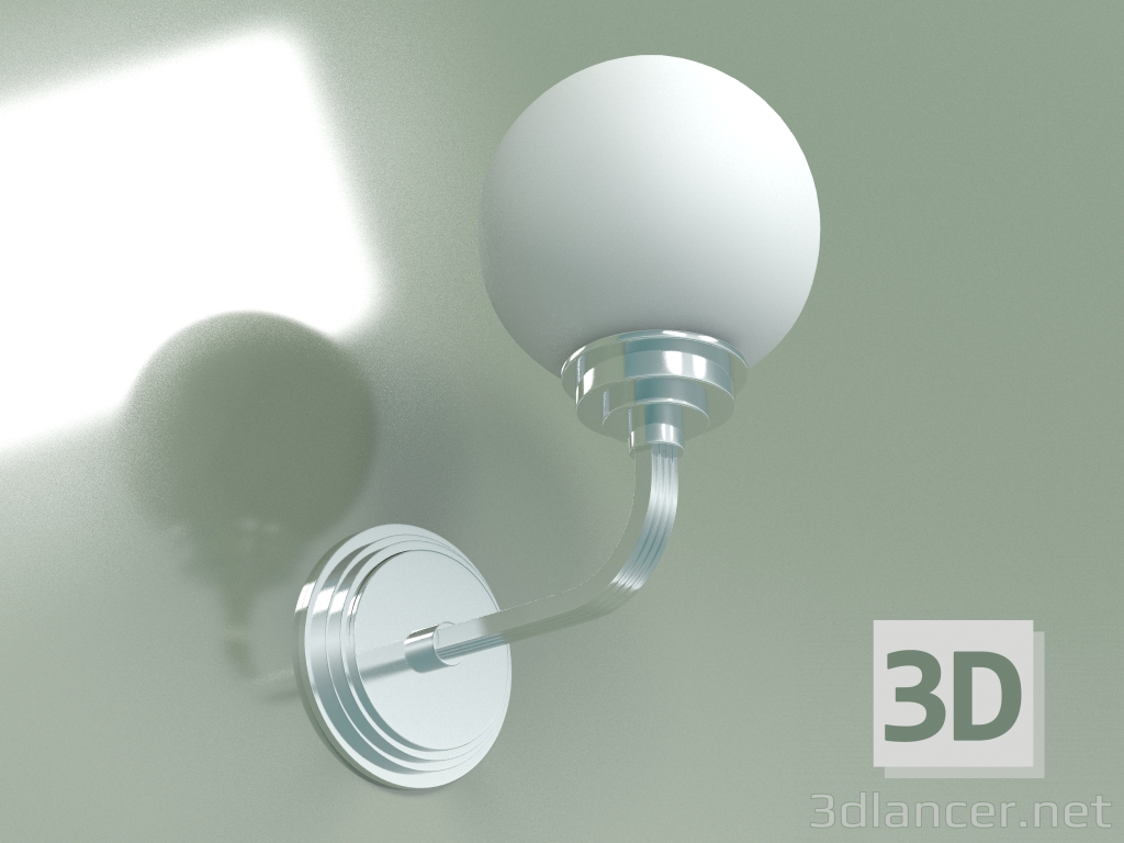 modello 3D Lampada da parete ABANO ABA-K-1 (N) - anteprima