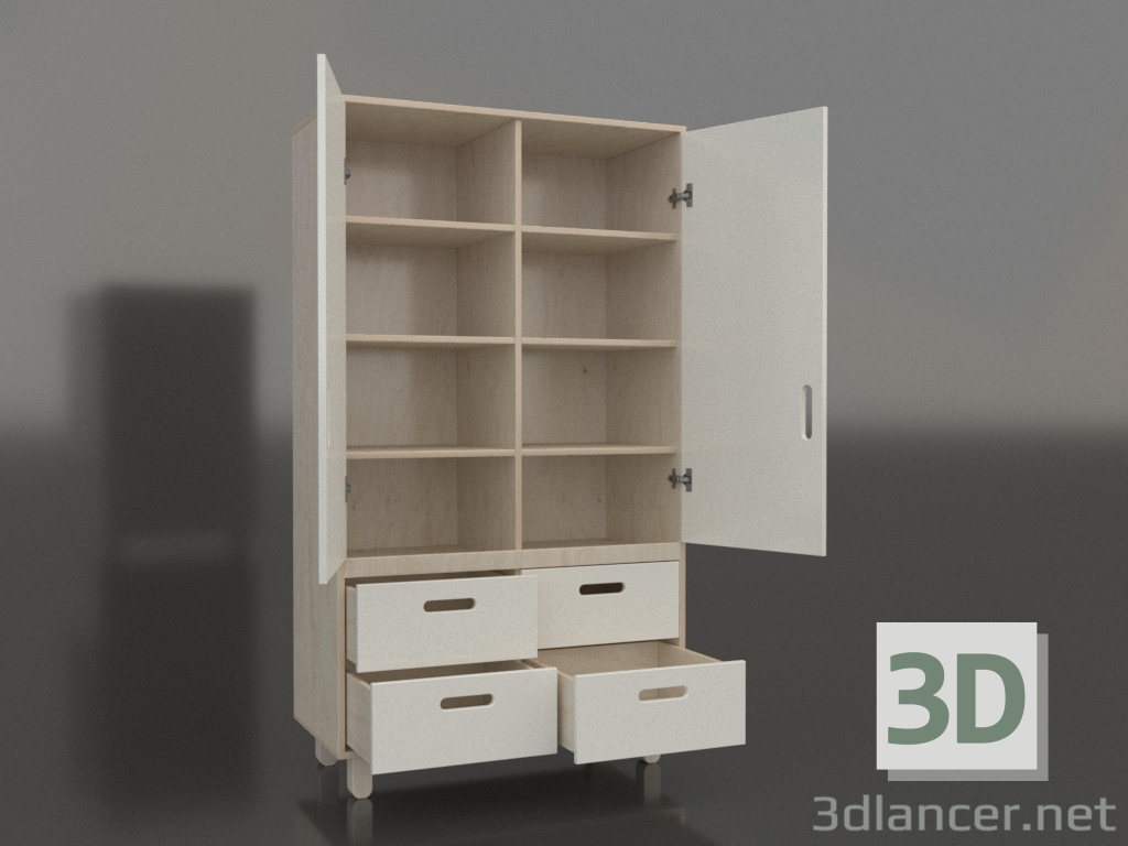3d model Open wardrobe TUNE HS (WNTHCA) - preview