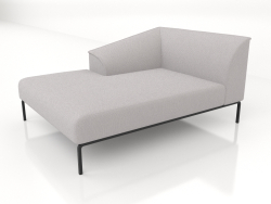 Chaise longue 160 sinistra