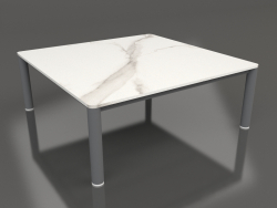 Coffee table 94×94 (Anthracite, DEKTON Aura)