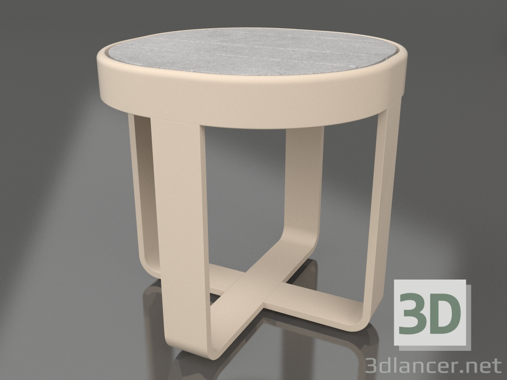 modèle 3D Table basse ronde Ø42 (DEKTON Kreta, Sable) - preview