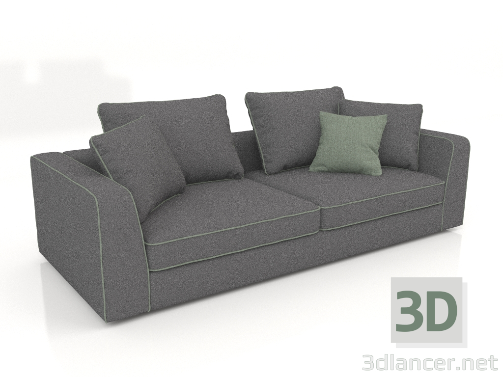 3d model Sofá Cartier 2 (Galioano 03) - vista previa