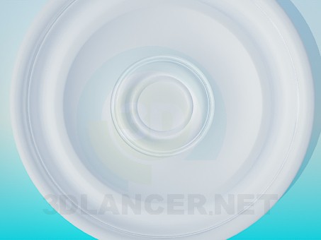 3d model Ceiling outlet - preview 3d model Ceiling outlet - preview