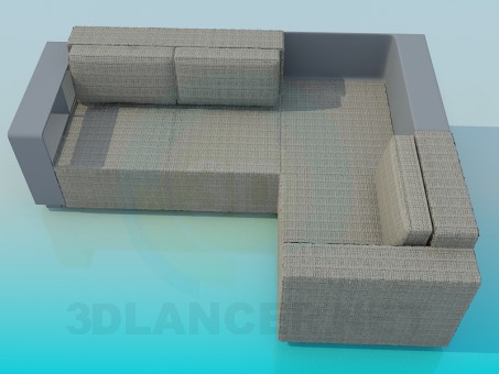 modelo 3D Sofá de la esquina - escuchar modelo 3D Sofá de la esquina - escuchar