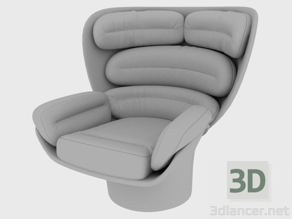 3d model Chair ELDA ARMCHAIR (92x92xH92) - preview