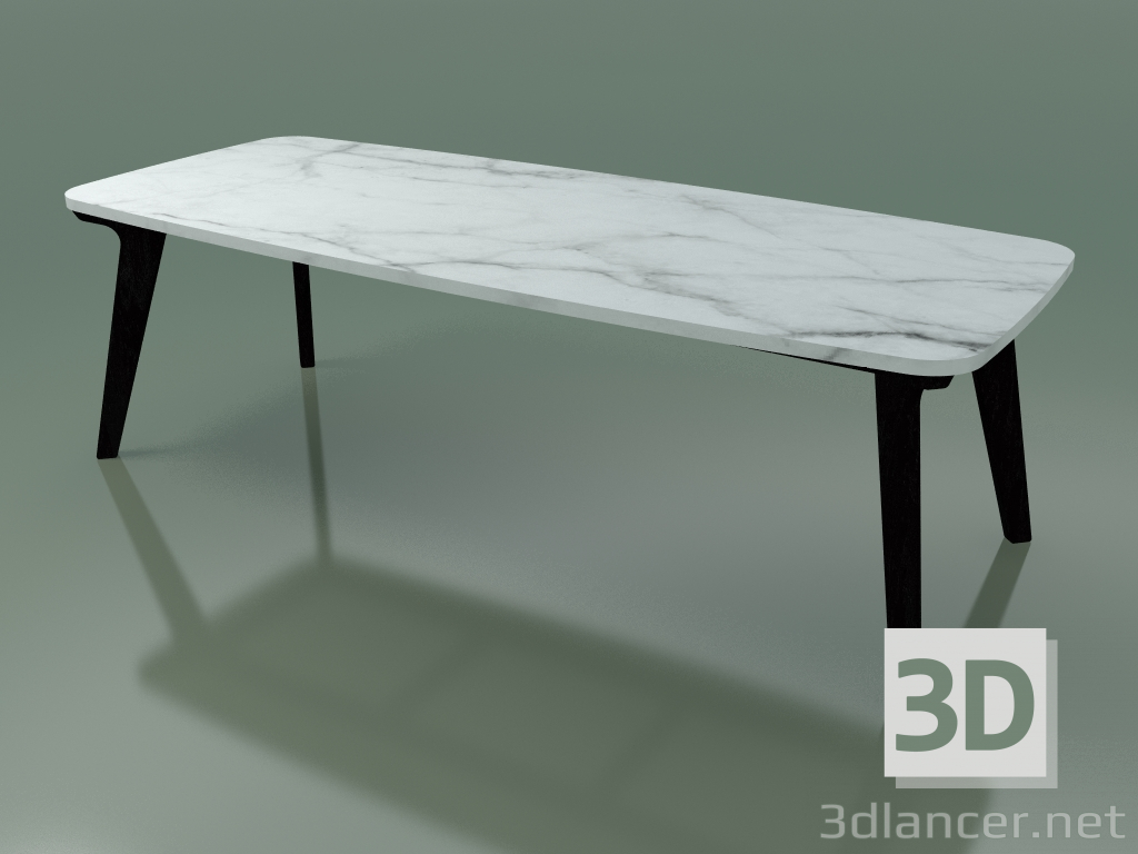 Modelo 3d Mesa de jantar (233, Mármore, Preto) - preview