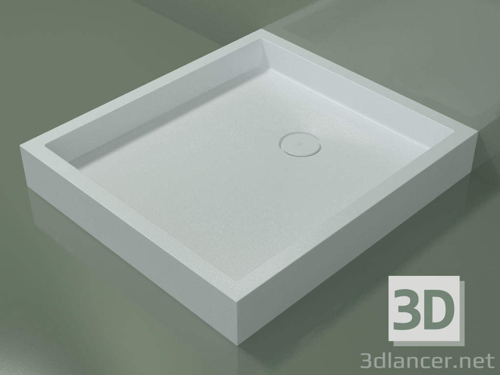 modèle 3D Receveur de douche Alto (30UA0140, Glacier White C01, 90x100 cm) - preview