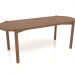 3d model Coffee table JT 053 (rounded end) (1215x466x454, wood brown light) - preview