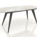 modèle 3D Table pliante Ramses 180-250 (marbre gris-noir) - preview