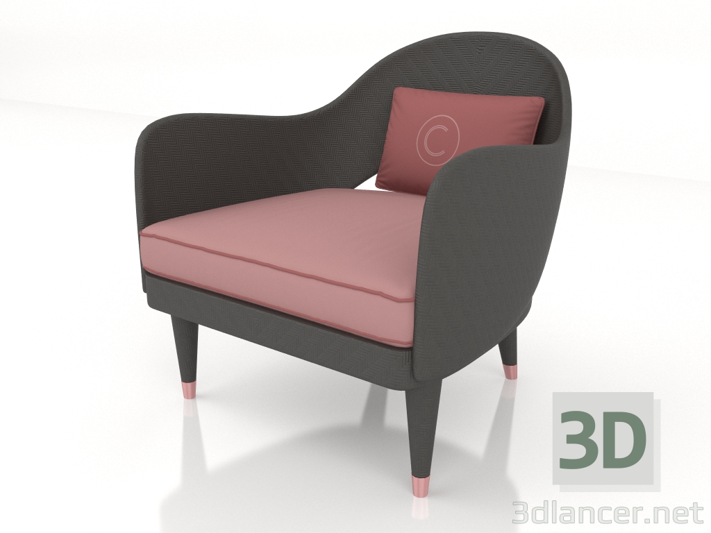 3d model Armchair (OD1047) - preview
